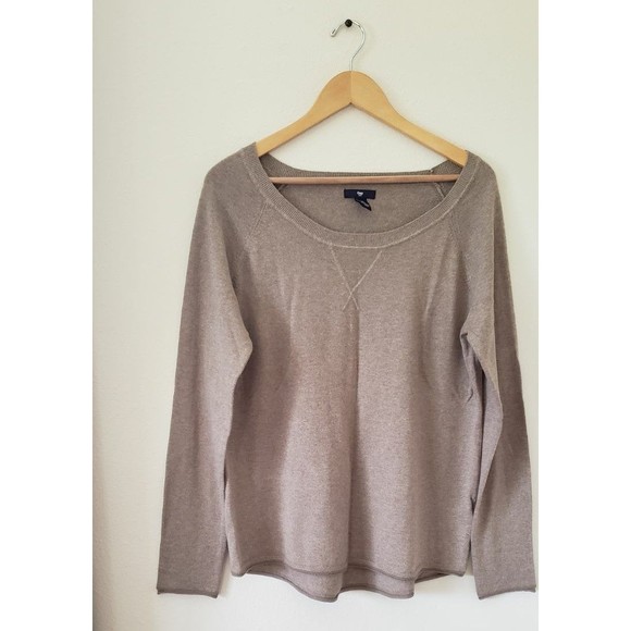 Gap Long Sleeve Women's Sweater Light Brown Size Large - Picture 1 of 3